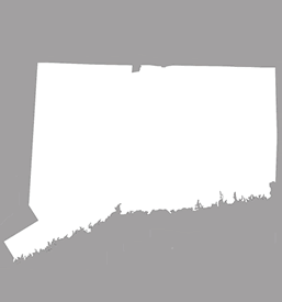 Connecticut Outline Map
