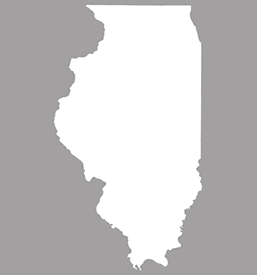 Illinois Outline Map