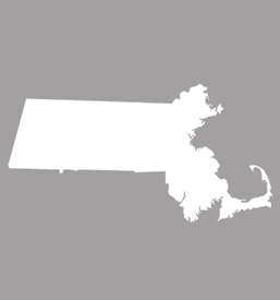Massachusetts Outline Map