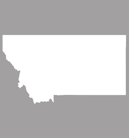 Montana Outline Map