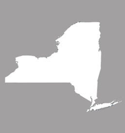 New York Outline Map
