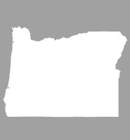 Oregon Outline Map