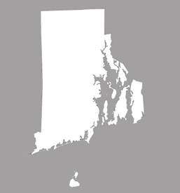Rhode Island Outline Map