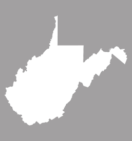 West Virginia Outline Map
